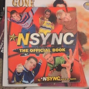 'NSYNC The Official Book 1998 Vintage 90's Retro K.M. Squires Trade Paperback